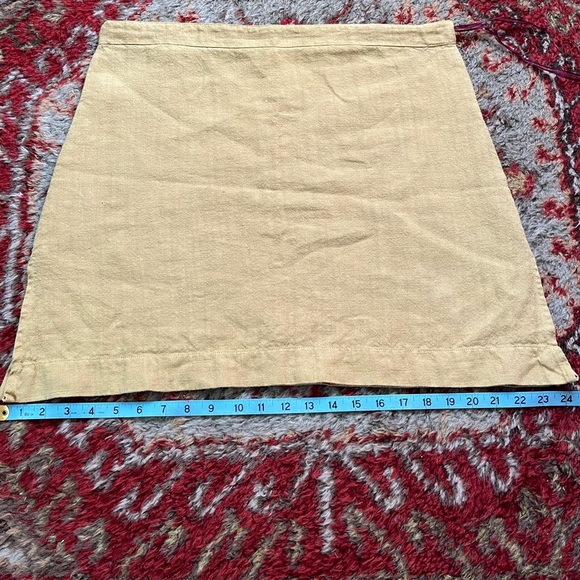 Linen skirt - yellow - Picture 7 of 8